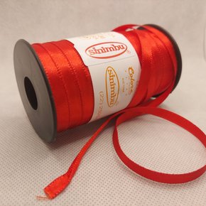 Fita Cetim Simples 7mm x 100m Vermelho – Sinimbu