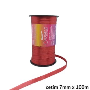 Fita Cetim Simples 7mm x 100m Vinho – Cinderela