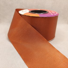 Fita Tafetá Simples 50mm x 50m Ferrugem - Cinderela