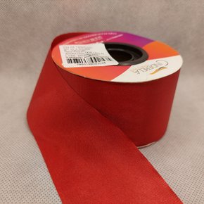 Fita Tafetá Simples 50mm x 50m Vermelho - Cinderela