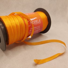 Fita Tafetá Simples 6mm x 100m Laranja – Cinderela