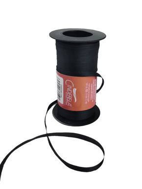 Fita Tafeta Simples 6mm x 100m Preto – Cinderela