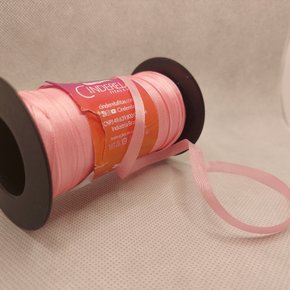 Fita Tafetá Simples 6mm x 100m Rosa Chiclete – Cinderela