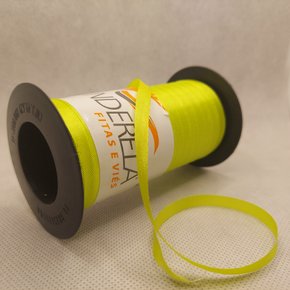 Fita Tafetá Simples 6mm x 100m Verde Limão – Cinderela