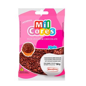 Flocos macio sabor chocolate Mil Cores 120g - Mavalério