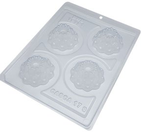 Forma Acetato BWB Especial com silicone cód.10101 Bombom Vulcão