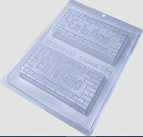 Forma Acetato BWB Especial com silicone cód. 10165 Tablete Eu Te Amo