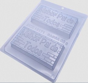 Forma Acetato BWB Especial com silicone cód. 10171 Tablete Melhor Pai de Todos