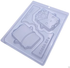 Forma Acetato BWB Especial com silicone cód.10201 Barrinha de Chocolate Kids