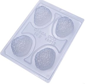 Forma Acetato BWB Especial com silicone cód.10212 Cérebro Halloween