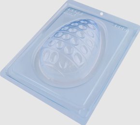 Forma Acetato BWB Especial com silicone cód. 10344 Ovo Pop It Concavo 350g