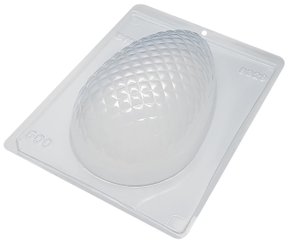 Forma Acetato BWB Especial com silicone cód. 9329 Ovo textura Matelasse 500g