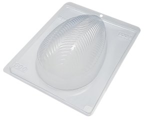 Forma Acetato BWB Especial com silicone cód. 9331 Ovo textura Plumas 500g