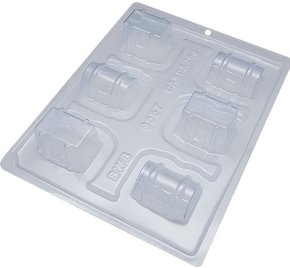 Forma Acetato BWB Especial com silicone cód.9557 Baú do Tesouro