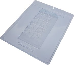 Forma Acetato BWB Especial com silicone cód.9664 Barra chocolate especial 300g