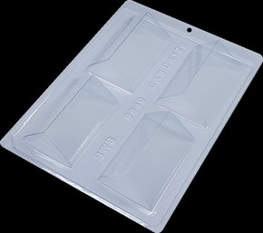 Forma Acetato BWB Especial com silicone cód.9840 Cubo pequeno