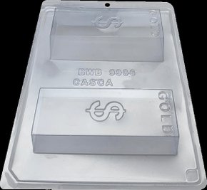 Forma Acetato BWB Especial com silicone cód.9906 Barra de ouro