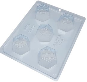 Forma Acetato BWB Especial com silicone cód.9988 Mini Pão de Mel Colmeia