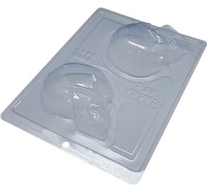 Forma Acetato BWB Especial com silicone cód.9997 Crânio Halloween