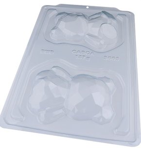 Forma Acetato BWB Especial com silicone SP cód.3665 Urso Lapidado