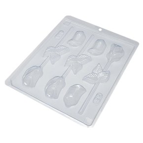 Forma Acetato BWB Simples cód.0022 Pirulito rosas