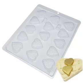 Forma Acetato BWB Simples cód.0027 Coração riscado