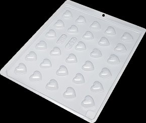 Forma Acetato BWB Simples cód.0242 Coração mini 