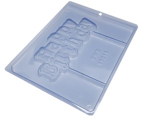 Forma Acetato BWB Simples cód. 10018 Topo de bolo Happy Birthday