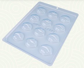 Forma Acetato BWB Simples cód.10351 Bombom Boca