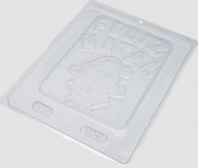 Forma Acetato BWB Simples cód. 183 - Placa Feliz Natal
