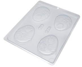 Forma Acetato BWB Simples cód. 215 Páscoa Tablete Ovo