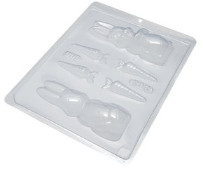 Forma Acetato BWB Simples cód. 232 Páscoa Coelho com cenoura