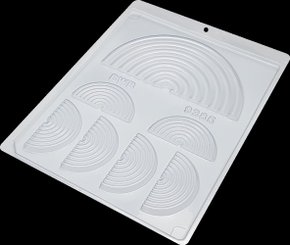 Forma Acetato BWB Simples cód.9385 Arco Iris