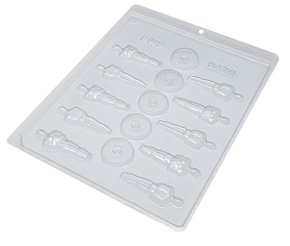 Forma Acetato BWB Simples cód. 9430 Estatueta Oscar pequena