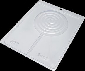 Forma Acetato BWB Simples cód.9467 Pirulito Caracol Grande