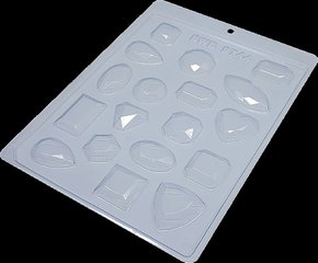 Forma Acetato BWB Simples cód.9744 Pedras Preciosas