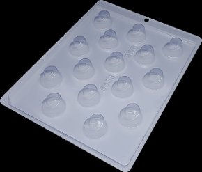 Forma Acetato BWB Simples cód.9833 Bombom Espiral Pequeno