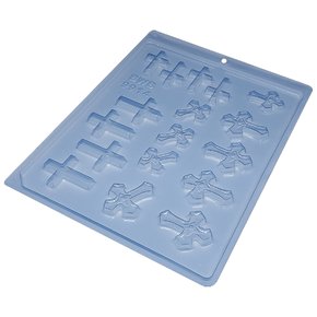 Forma Acetato BWB Simples cód.9914 Aplique Cruz