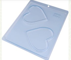 Forma Acetato BWB Simples cód.9941 Corações em placa
