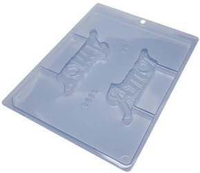 Forma Acetato BWB Simples cód. 9998 Topo de bolo Amor