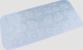 Forma Acetato BWB Simples Grande cód. 10341 Apliques de Páscoa 
