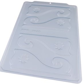 Forma Acetato BWB Simples SP cód.3650 Trenó Natalino para Bolo inglês