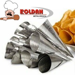 Forma Canudo cônico nº2 - 12 unidades - Roldan