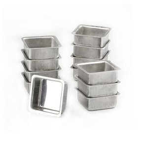 Forma Pão de Mel quadrada 5x5 – 12 unidades - Roldan