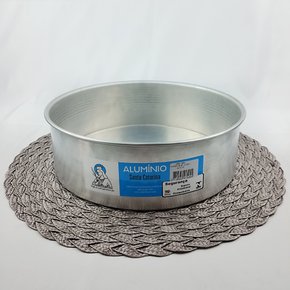Forma redonda fundo fixo 25cm altura x 8cm diâmetro - AL. SANTA CATARINA