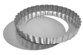 Forma Torta Crespa fundo falso 21cm - unidade - Roldan