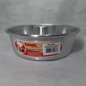 Forma Torta Suíça Alumínio 6cm altura x 16cm fundo - Roldan