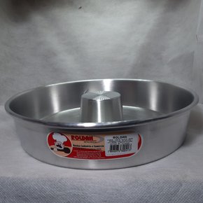 Forma Torta Suíça Alumínio 6cm altura x 26cm fundo - Roldan