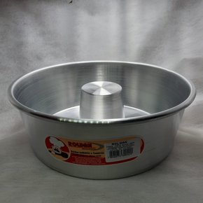 Forma Torta Suíça Alumínio 8cm altura x 20cm fundo - Roldan
