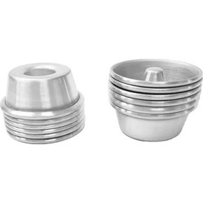 Forma Torta Suíça Alumínio mini nº0 - 12 unidades - Roldan